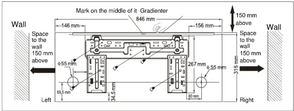 ELECTROLUX EXI18HL1W - Mounting Plate Type A - 1