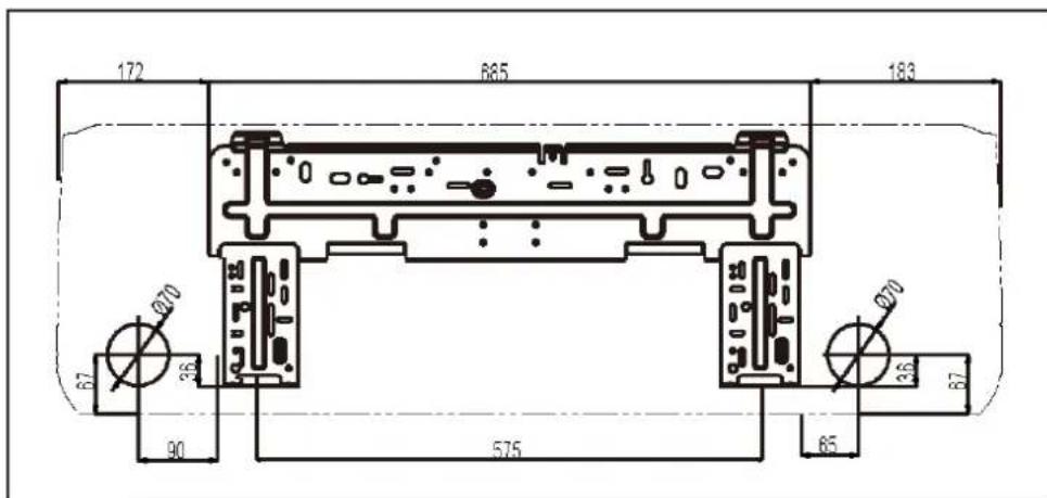ELECTROLUX EXI22HD1W - Piastra di fissaggio Tipo D - 1