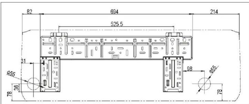 ELECTROLUX EXI22HD1W - Paso 2: Desagüe de condensado exterior (solo para modelo con bomba de calor) - 4