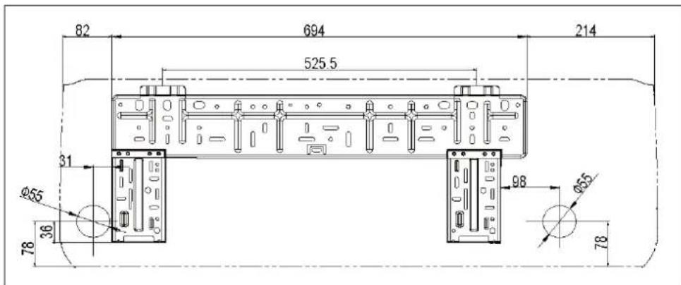 ELECTROLUX EXI22HD1W - Piastra di fissaggio Tipo C - 1