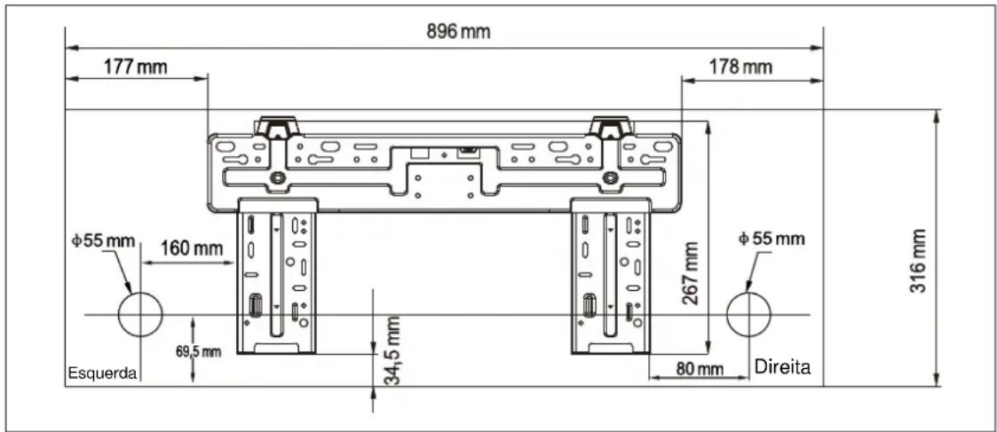 ELECTROLUX EXI09HL1W - Placa de montagem Tipo B - 1