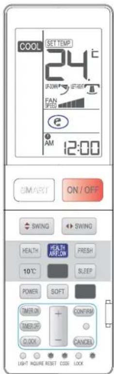 HAIER 1U12EH1ERA - Betriebsart GESUNDER LUFTSTROM - 1