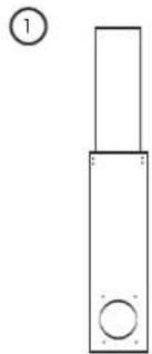 AMANA AP076E - UTILISANT LA TROUSSE DES PANNEAUX POUR LA FENETRE - 1