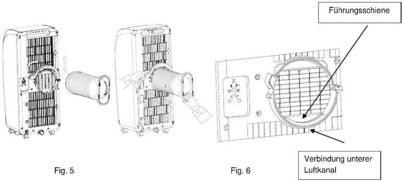 SUNTEC Summit 20+ - Installation des Abluftschlauches, Abb. 5 und 6 - 1