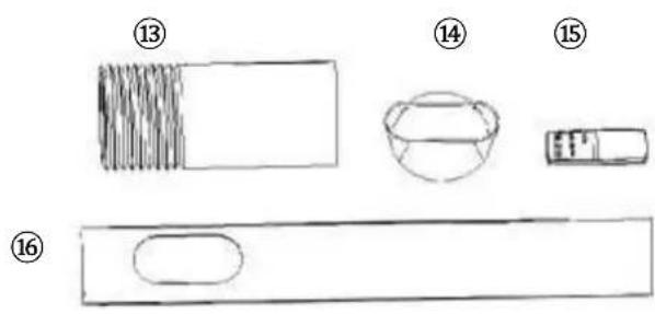 SUNTEC Impress 20+ - Denumirea pieselor de schimb/componentelor - 2