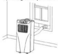 SUNTEC Move 7000+ - Installation of the exhaust hose, Fig. 2 und 3 - 1