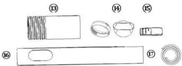 SUNTEC Move 7000+ - Description des pieces détachées / composants - 2