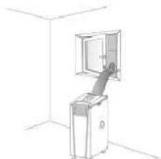 SUNTEC Fusion 15000+ - Installation du tuyau de sortie d'air, figure 2 - 4
