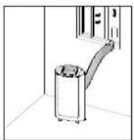 SUNTEC Fusion 12000+ - Attach the exhaust hose to the window kit - 1