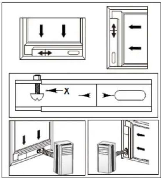 Eurom Polar 9000 - Fastening the window beam - 1