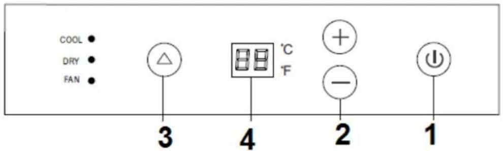 Eurom Polar 7000 - CONTROL PANEL - 1