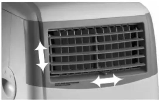 Soba XC510 - REGOLARE LE LAMELLE PER L'USCITA DELL'ARIA - 1