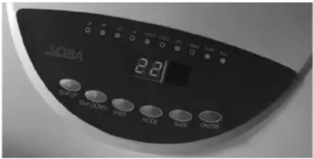 Soba XC510 - Funciones de los botones y de losindicadores luminosos (LED) - 1