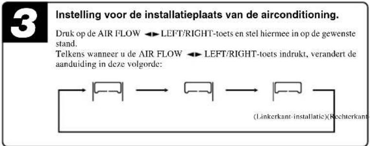 MITSUBISHI SRK60ZJXS - Instelling voor de installatieplaats - 3