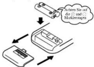 MITSUBISHI SRK35ZJXS - Batterien auswechseln - 3