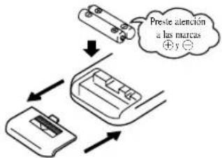 MITSUBISHI SRK35ZJXS - Procedimiento de reemplazo de las baterías - 1