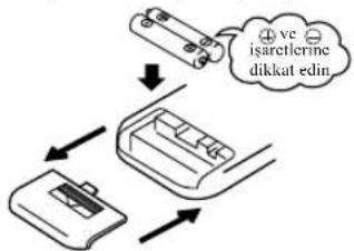 MITSUBISHI SRK35ZJXS - Pillerin değiştirilmesiPillerin değiştirilmesi - 3