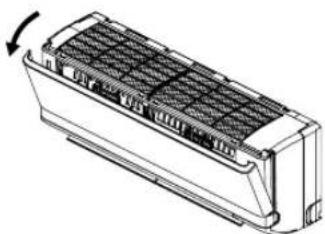 MITSUBISHI SRK35ZJXS - - Berühren Sie während des Betriebs nicht die Abdeckung des Lufteinlass. - 1