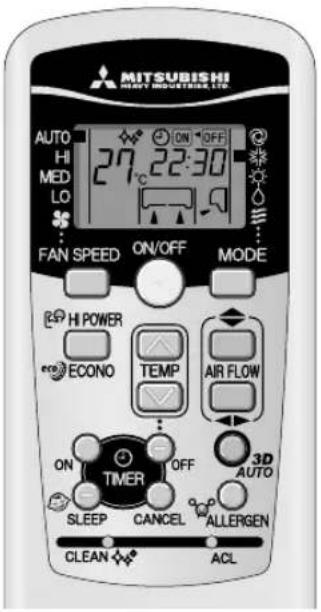 MITSUBISHI SRK35ZJXS - Fonction PROGRAM TIMER - 1
