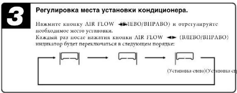 MITSUBISHI SRK25ZJXS - Регулировка места установки - 3