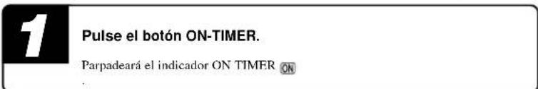 MITSUBISHI SRK25ZJXS - Funcionamiento en modo ON-TIMER (temporizador de encendido) - 2