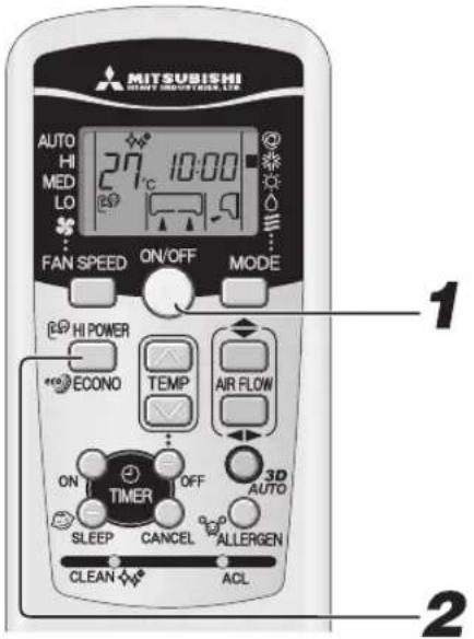 MITSUBISHI SRK25ZJXS - HIGH POWER/ECONOMY operation - 1