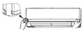 MITSUBISHI SRK25ZJXS - Nettoyage du filtre à air. Fréquence standard : une fois tous les 15 jours - 1