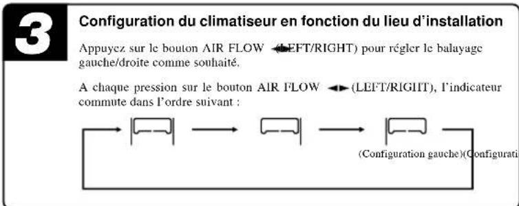 MITSUBISHI SRK50ZJXS - Configuration en fonction du lieu d'installation - 4