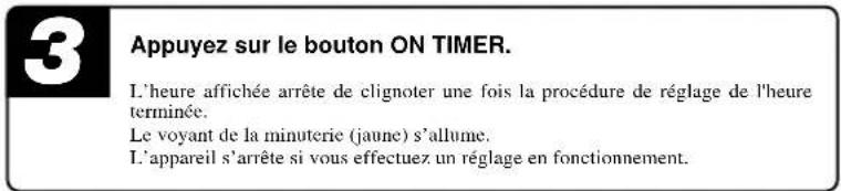 MITSUBISHI SRK50ZJXS - Fonction ON-TIMER - 3