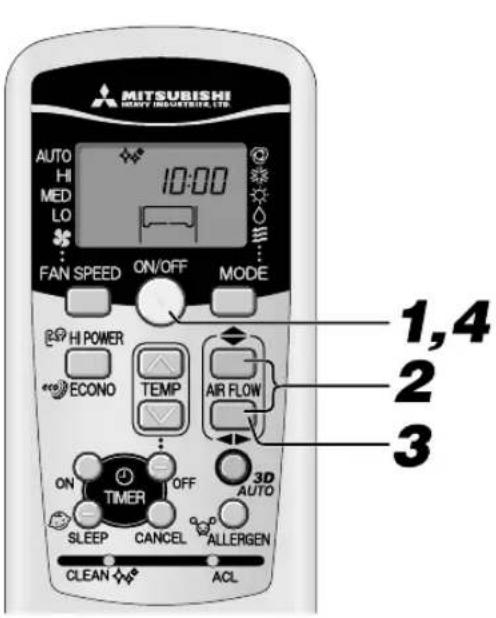 MITSUBISHI SRK20ZJXS - Регулировка места установки - 1