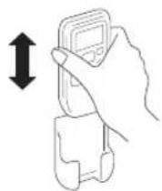 MITSUBISHI SRK20ZJXS - Using the remote control holder - 1