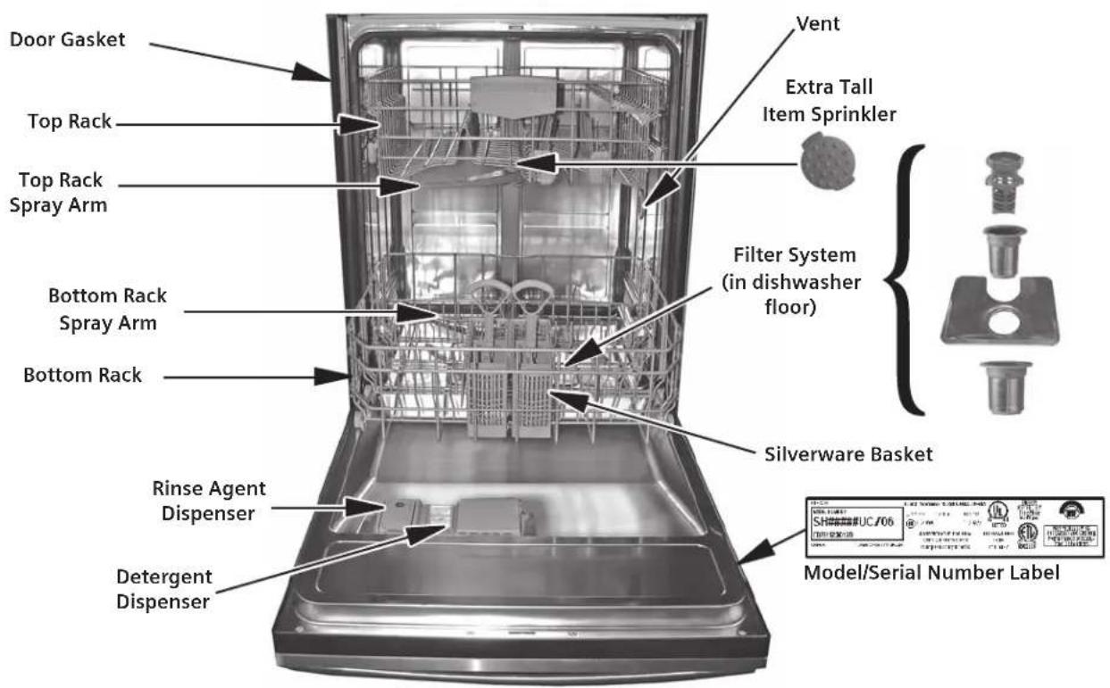 THERMADOR DWHD94EP - Dishwasher Components - 1