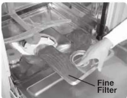 THERMADOR DWHD64CS - To Remove the Fine Filter and the Micro Filter: - 1