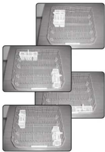 THERMADOR DWHD64CS - Como partir la Canasta Flexible para los Cubiertos: - 2