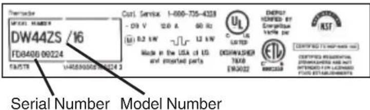 THERMADOR DWHD64CS - CAUTION - 2