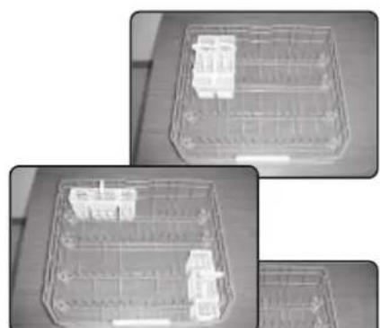 THERMADOR DWHD64CF - Pour séparer le panier à ustensiles flexible : - 3