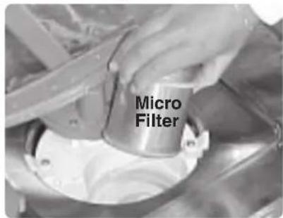 THERMADOR DWHD64CF - To Remove the Fine Filter and the Micro Filter: - 2