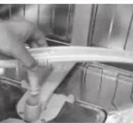 THERMADOR DWHD64CP - To remove the bottom spray arm: - 1