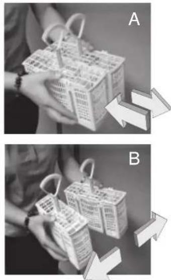 THERMADOR DWHD64CP - To split the Flexible Silverware Basket: - 1