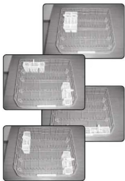 THERMADOR DWHD64CP - Pour séparer le panier à ustensiles flexible : - 2