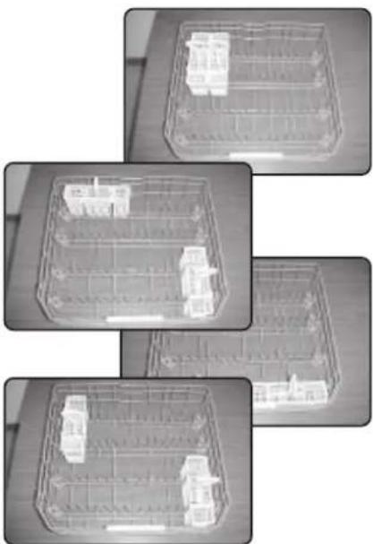 THERMADOR DWHD64CP - To split the Flexible Silverware Basket: - 2
