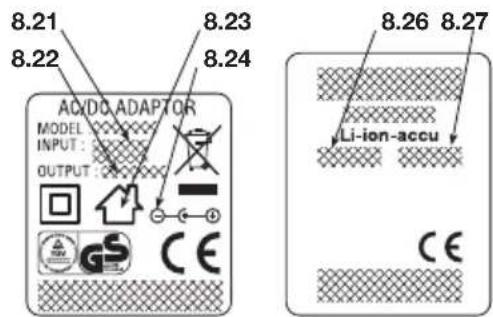 STIGA ST 4620A - - Akumulator etiketi - 2