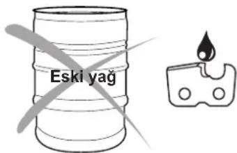 MAKITA EA3501S - Biyolojik olarak bozunan zincir yağları ile ilgili önemli bir not - 1