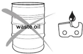 MAKITA EA3500S - Important note on bio-degradable chain oils - 1