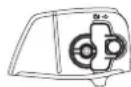 MAKITA EA3500S - 6b-4. Tensione successiva della catena della sega (Fig. 39) - 1