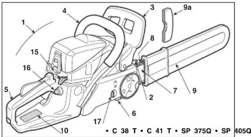 STIGA SP 375 Q - ОСНОВНЫЕ ЧАСТИ - 2