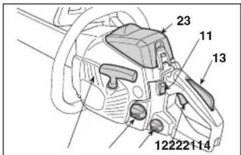 STIGA SP 375 Q - OVLÁDACÍ PRVKY A DOPLŇOVÁNÍ - 1