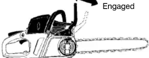 MCCULLOCH CS 360T - WARNING: Ensurechainbrakeis - 1