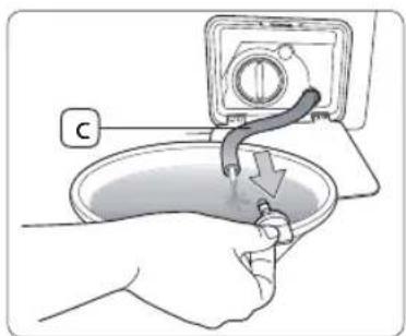 SAMSUNG WF81F5E5P4W - De wasmachine lately leeglopen in een noodgeval - 5