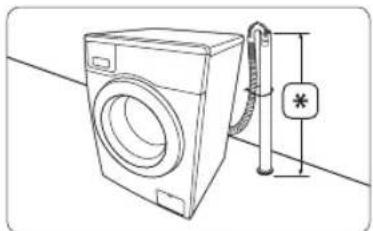 SAMSUNG WF71F5E5P4W EcoBubble - Dans une conduite d'évacuation - 1